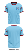 North Houston Oilers Youth Football 95355392 Short Sleeve Shooting Shirt - 1