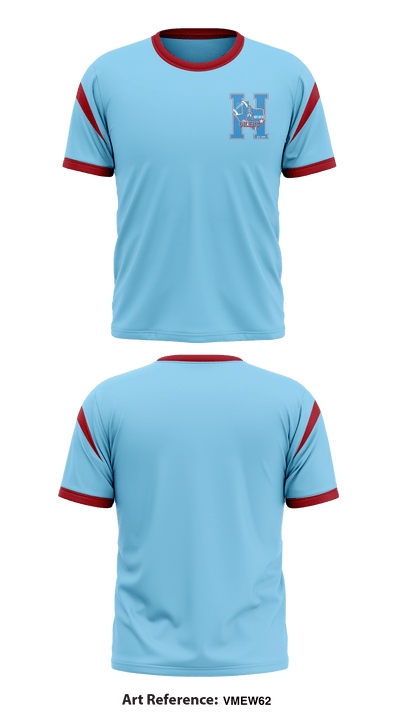 North Houston Oilers Youth Football 95355392 Short Sleeve Shooting Shirt - 1