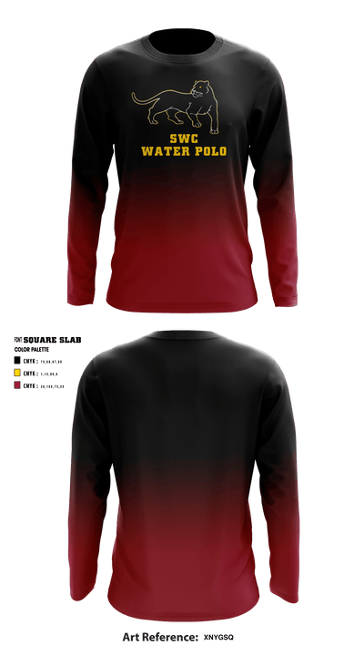 Southwestern College Water Polo 94287374 Long Sleeve Performance Shirt - 4