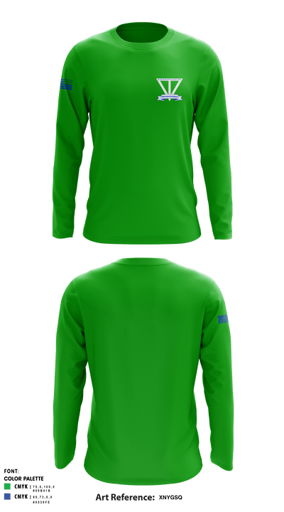 Vermont Army Aviation 6471580 Long Sleeve Performance Shirt - 1