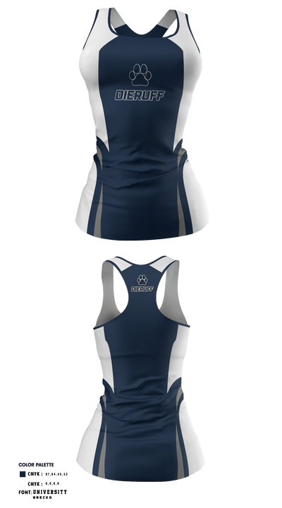 Louis E Dieruff High School Cheer 26370511 Tank Top - 3