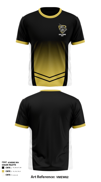 East Ridge High School Golf 26531632 Short Sleeve Performance Shirt - 1