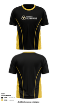 Bassett High School Cheer 22060003 Short Sleeve Performance Shirt - 1