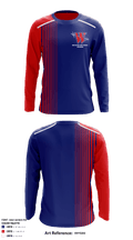Waterford High School Swimming 65762918 Long Sleeve Performance Shirt - 1