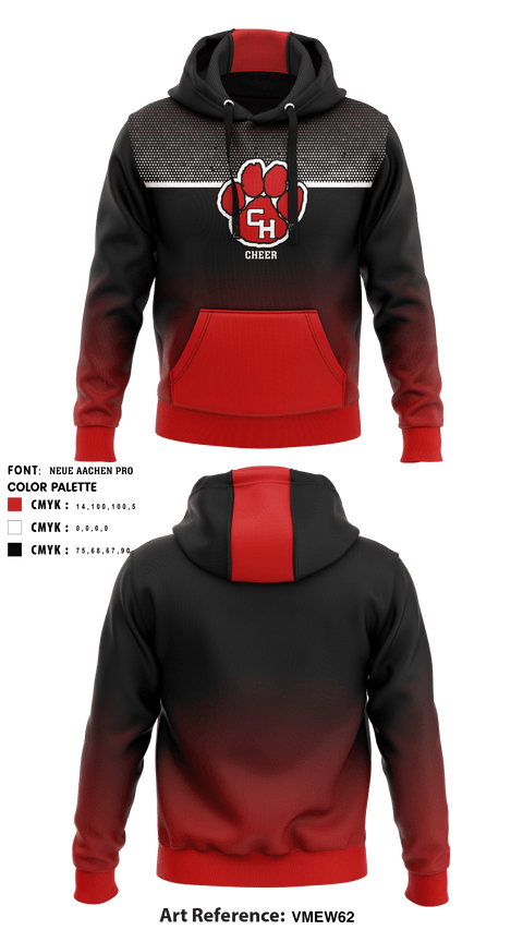 Hoodie, Colleyville Heritage High School Cheer, , Teamtime, Team time, sublimation, custom sports apparel, team uniforms, spirit wear, spiritwear, sports uniforms, custom shirts, team store, custom team store, fundraiser sports, apparel fundraiser