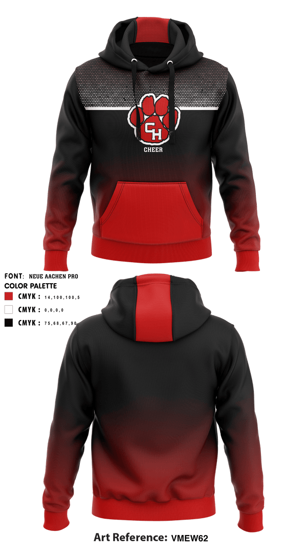 Hoodie, Colleyville Heritage High School Cheer, , Teamtime, Team time, sublimation, custom sports apparel, team uniforms, spirit wear, spiritwear, sports uniforms, custom shirts, team store, custom team store, fundraiser sports, apparel fundraiser