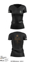 Diablos 76430974 Women's Short Sleeve V-neck Shirt - 2