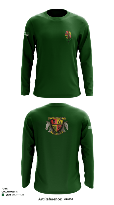 3BN 5TH MARINES 40874958 Long Sleeve Performance Shirt - 1