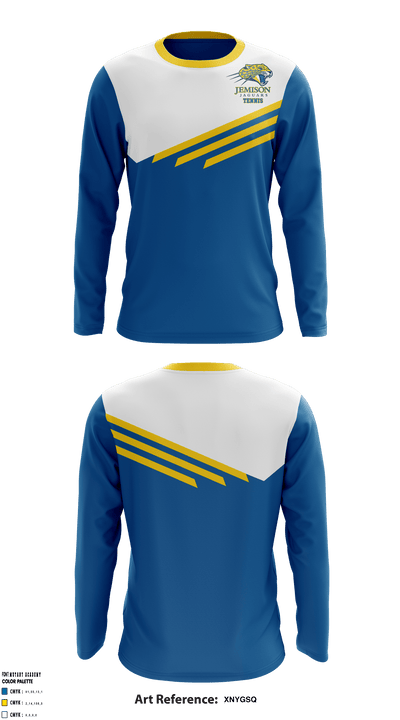 Mae Jemison Tennis 72397384 Long Sleeve Performance Shirt - 1