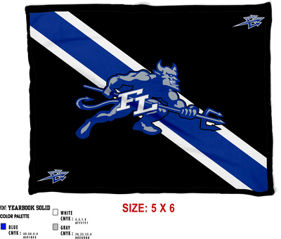 Fort Lupton HS Soccer 80969123 Blanket - 2