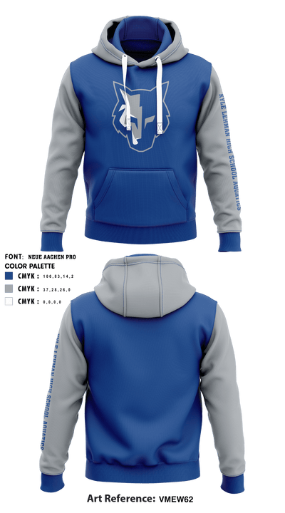Kyle Lehman High School Swimming 62684356 Hoodie - 4