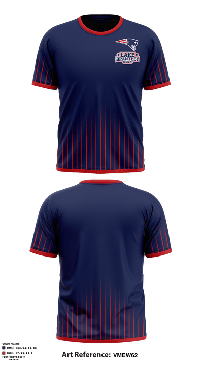 Lake Brantley High School Golf 83071924 Short Sleeve Performance Shirt - 1
