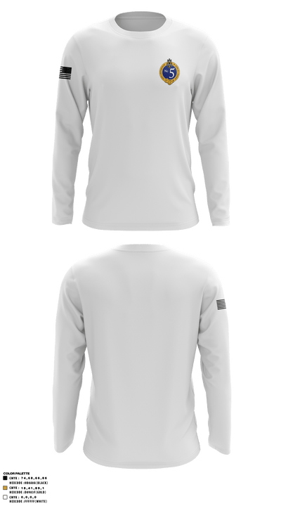 Pittsburgh Police Zone 5 64089370 Long Sleeve Performance Shirt - 13