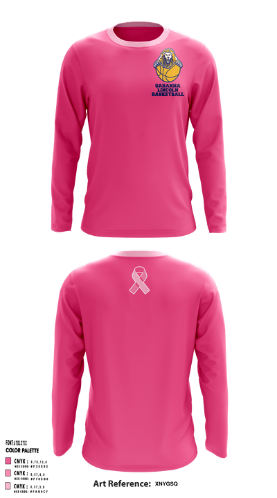 Gahanna Lincoln High School Basketball 11878787 Long Sleeve Performance Shirt - 2