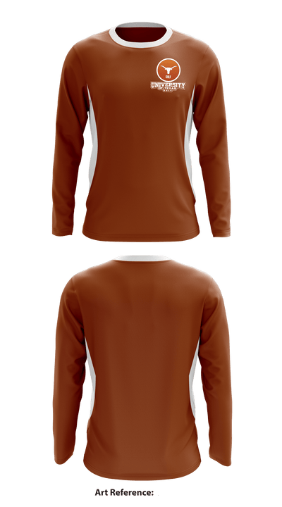 University of Texas Golf 51957377 Long Sleeve Performance Shirt - 1