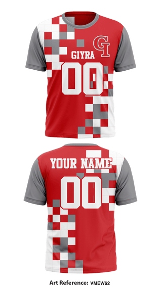 Short Sleeve Performance Shirt, GIYRA Sports, Football, Teamtime, Team time, sublimation, custom sports apparel, team uniforms, spirit wear, spiritwear, sports uniforms, custom shirts, team store, custom team store, fundraiser sports, apparel fundraiser