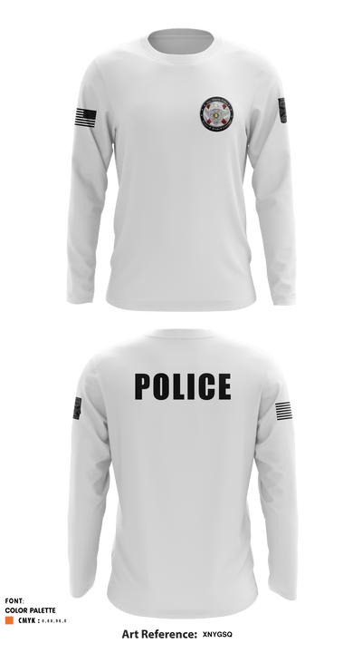 Bay Minette Police Department 41328135 Long Sleeve Performance Shirt - 8
