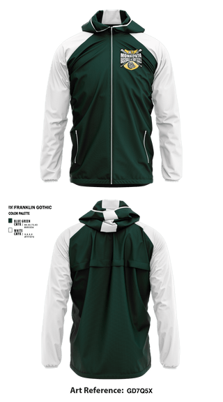 Windbreaker, Monrovia Youth Organized Baseball and Softball, Baseball, Teamtime, Team time, sublimation, custom sports apparel, team uniforms, spirit wear, spiritwear, sports uniforms, custom shirts, team store, custom team store, fundraiser sports, apparel fundraiser