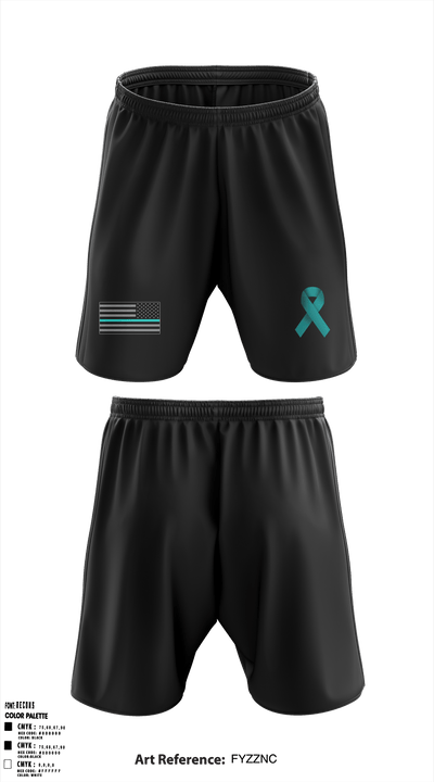 627th Hospital Center 2831867 Athletic Shorts With Pockets - 1