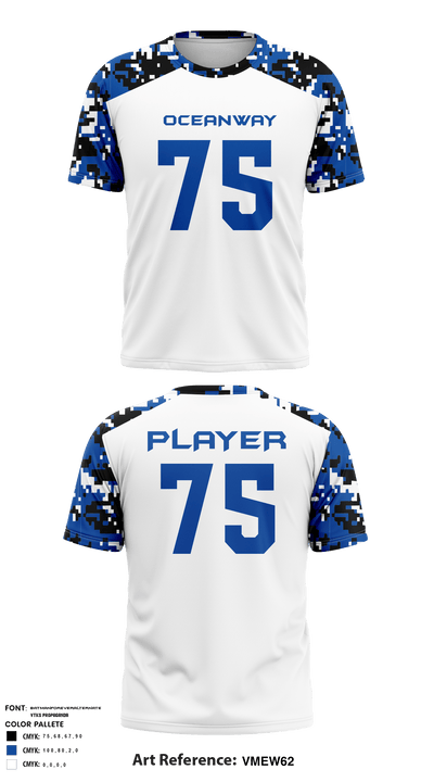 Oceanway Buccaneers 1510148 Short Sleeve Performance Shirt - 4