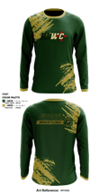 Badlands Badgers Wrestling Club 25990091 Long Sleeve Rash Guard Shirt - 2