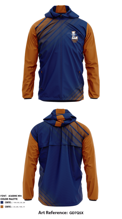 Legacy High School Cheer 64014686 Windbreaker - 1