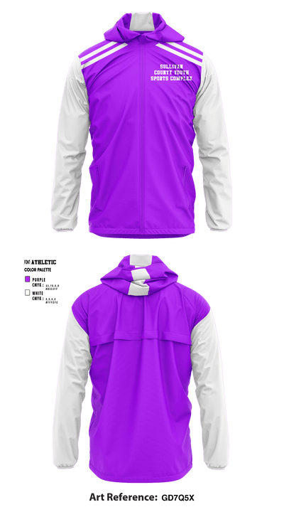 Sullivan County Youth Sports Complex 97905057 Windbreaker - 1