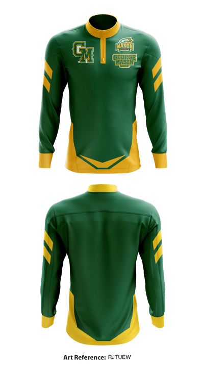 George Mason University 47699393 Quarter Zip Jacket - 1