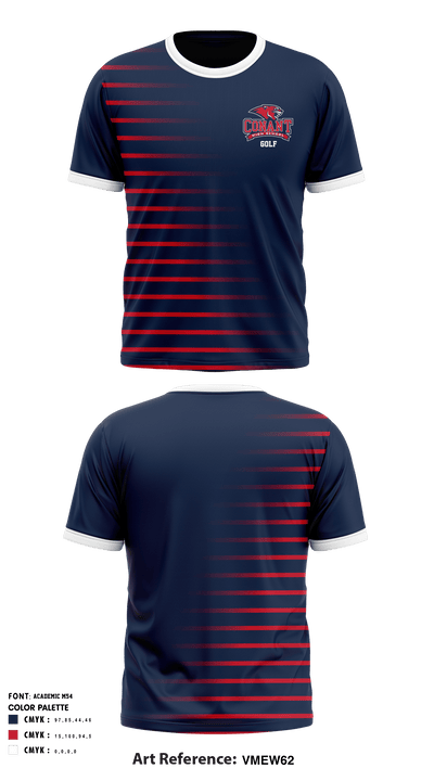 James B Conant High School Golf 15736330 Short Sleeve Performance Shirt - 1