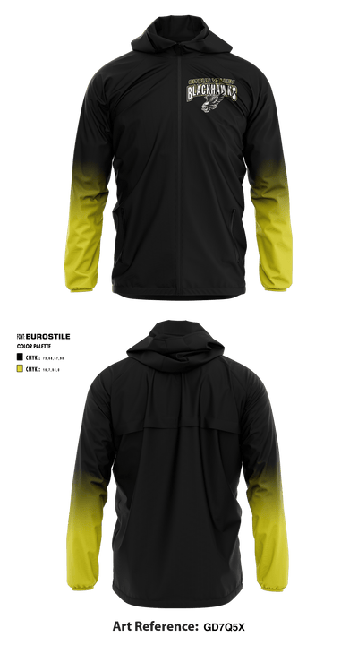 Citrus Valley High School Cross Country 52411621 Windbreaker - 1