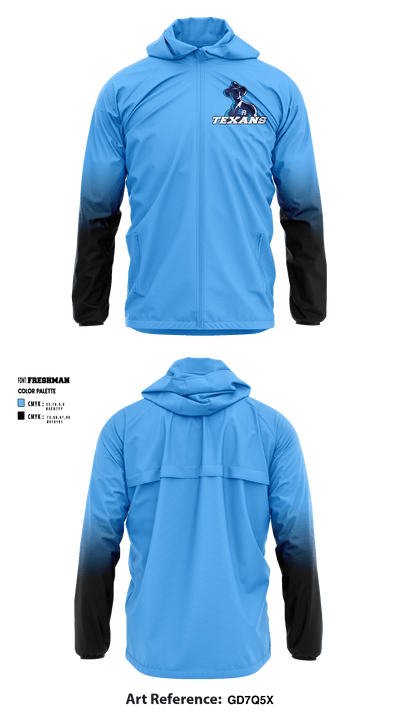 Sam Rayburn High School Cross Country 61972841 Windbreaker - 1