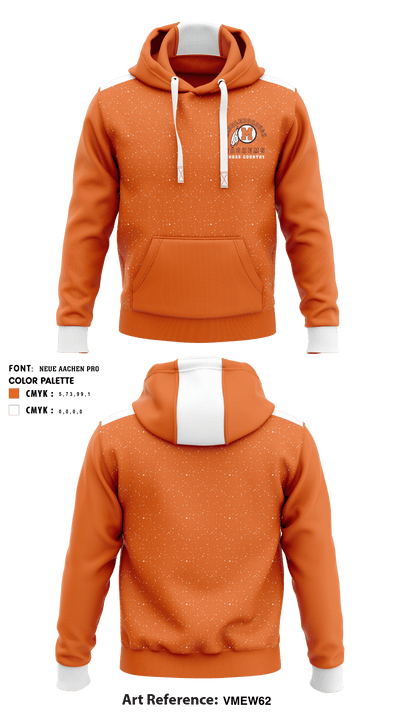Middleboro High School Cross Country 76119935 Hoodie - 1