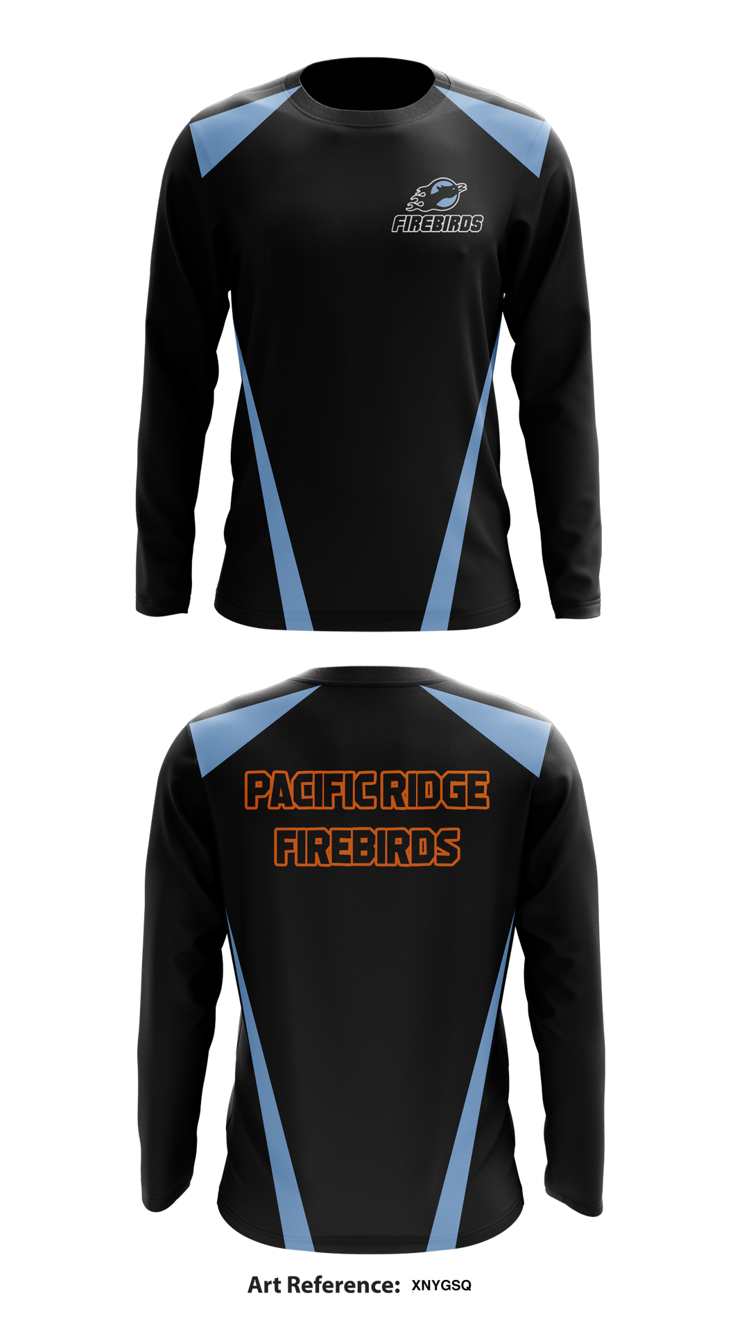 Pacific Ridge Firebirds 71884848 Long Sleeve Performance Shirt - 1