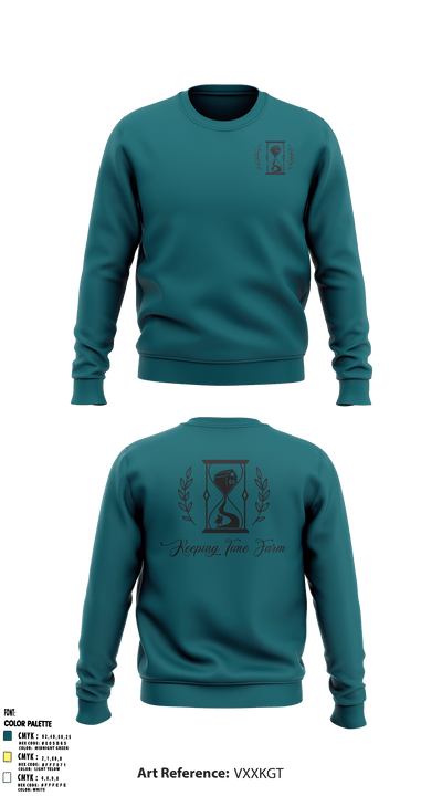 Keeping Time Farm 90678690 Crew Neck Sweatshirt - 5