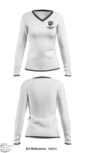 Standish-Sterling Central High School Soccer 18009800 Women's Long Sleeve V-neck Shirt - 3