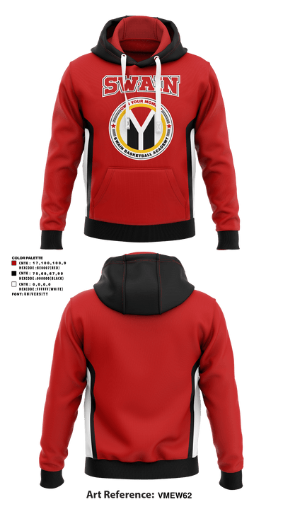 Swain Basketball Academy 77002420 Hoodie - 1