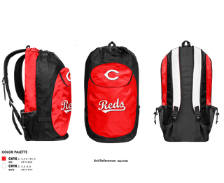 Gear Bag, Chesapeake Reds, Baseball, Teamtime, Team time, sublimation, custom sports apparel, team uniforms, spirit wear, spiritwear, sports uniforms, custom shirts, team store, custom team store, fundraiser sports, apparel fundraiser