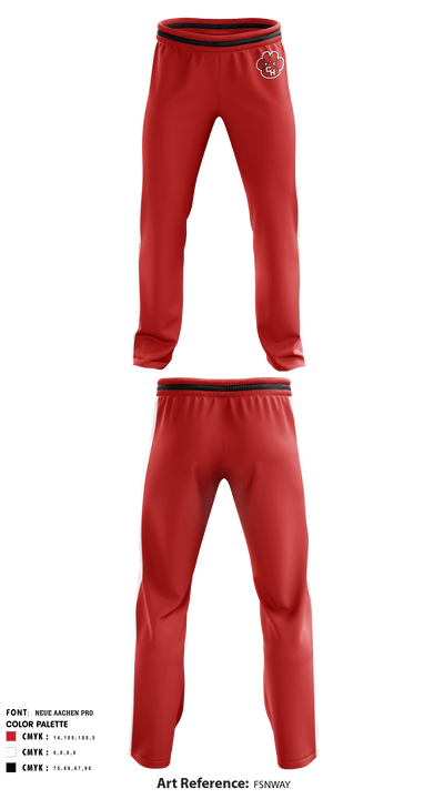 Colleyville Heritage High School Cheer 64869886 Sweatpants - 1