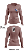 820 Vehicle Maintenance 2711690 Women's Long Sleeve V-neck Shirt - 1