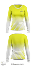 Harris County High School Soccer 71639797 Women's Long Sleeve V-neck Shirt - 1
