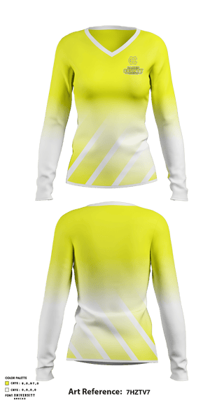 Women's Long Sleeve Vneck Shirt, Harris County High School Soccer, Men's Soccer, Teamtime, Team time, sublimation, custom sports apparel, team uniforms, spirit wear, spiritwear, sports uniforms, custom shirts, team store, custom team store, fundraiser sports, apparel fundraiser