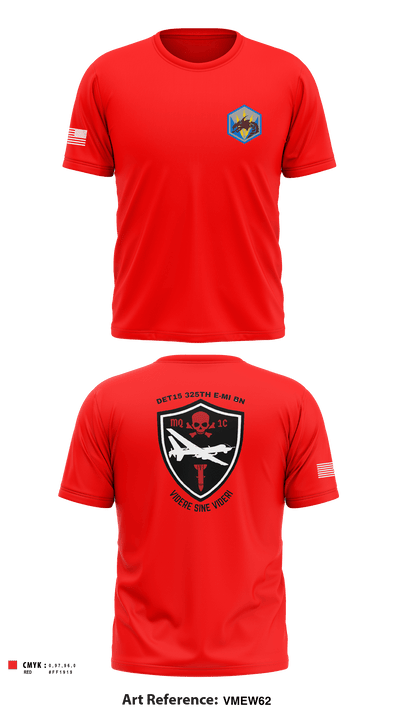DET 15 325th EMIB 30481521 Short Sleeve Performance Shirt - 1