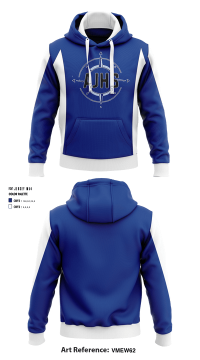 Auburn Junior High School Cheer 19595021 Hoodie - 1