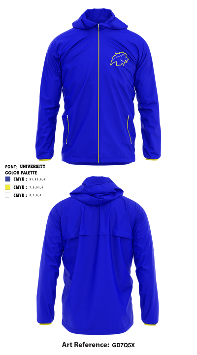 Loris High School Wrestling 78645273 Windbreaker - 2