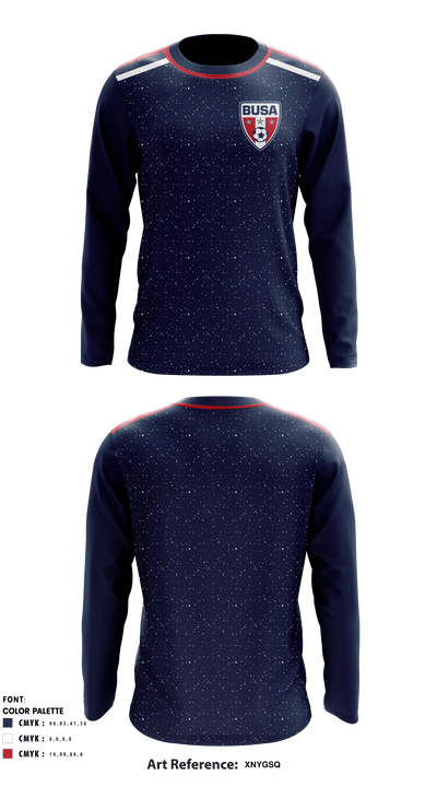 BUSA 13833283 Long Sleeve Performance Shirt - 1