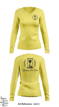 Keeping Time Farm 90678690 Women's Long Sleeve V-neck Shirt - 4