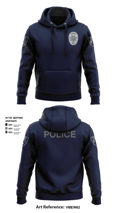 Hoodie, , Police, Teamtime, Team time, sublimation, custom sports apparel, team uniforms, spirit wear, spiritwear, sports uniforms, custom shirts, team store, custom team store, fundraiser sports, apparel fundraiser