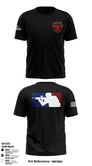 Short Sleeve Performance Shirt, Cyndicate Operational Group, E-Sports, Teamtime, Team time, sublimation, custom sports apparel, team uniforms, spirit wear, spiritwear, sports uniforms, custom shirts, team store, custom team store, fundraiser sports, apparel fundraiser