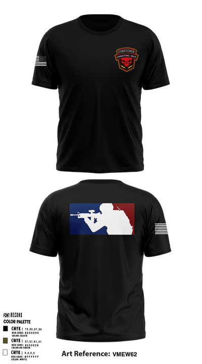Cyndicate Operational Group 92143460 Short Sleeve Performance Shirt - 2