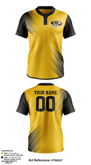 Two Button Softball Jersey, Cuyahoga Falls High School Softball, Softball, Teamtime, Team time, sublimation, custom sports apparel, team uniforms, spirit wear, spiritwear, sports uniforms, custom shirts, team store, custom team store, fundraiser sports, apparel fundraiser